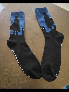 Black & Blue Doctor Who Unisex Socks.